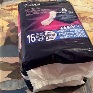 Prevail Daily Pads 16 Count (open pack)